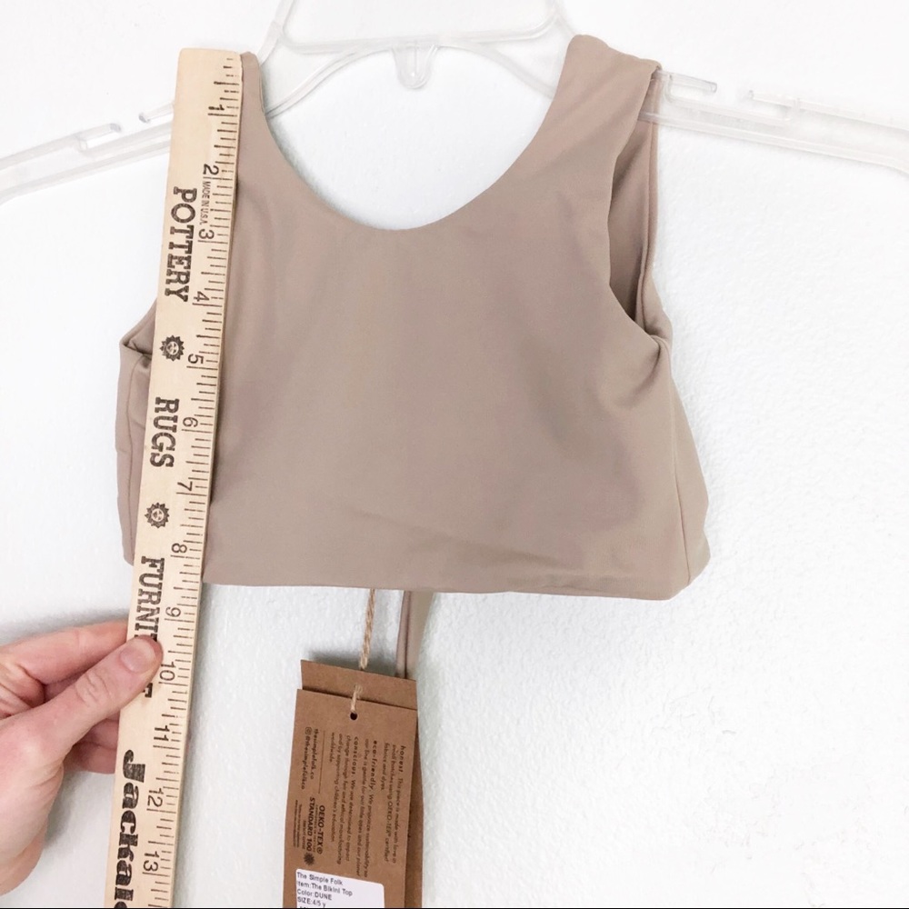 The Simple Folk Bikini Top Dune Neutral Tan Cream - Picture 16 of 16